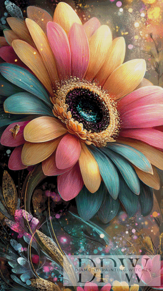Farbenzeit by Elly_A.I 65x115cm mit 310 Farben DPW-028