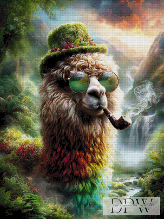 Smoking dude by QN 75x100cm mit 280 Farben DPW-039