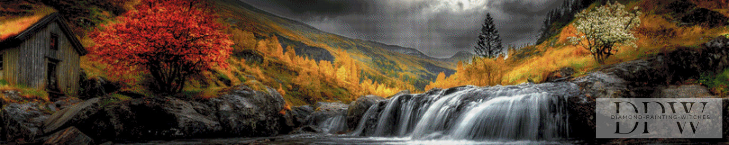 Herbst by Elly_A.I  40x200cm mit 165 Farben DPW-049