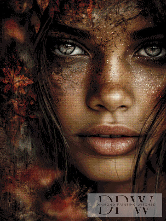 Herbstgedanken by Elly_A.I  75x100cm mit 90 Farben DPW-067