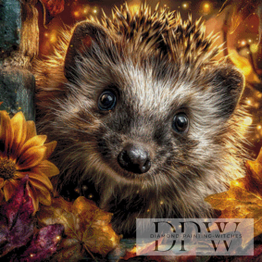 Hedgehog by CreatiVart 70x70cm mit 200 Farben DPW-1006