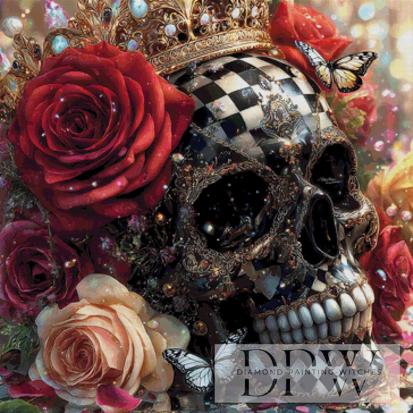 Queen of Decay by Lisa Morgan 90x90cm mit 300 Farben DPW-1048