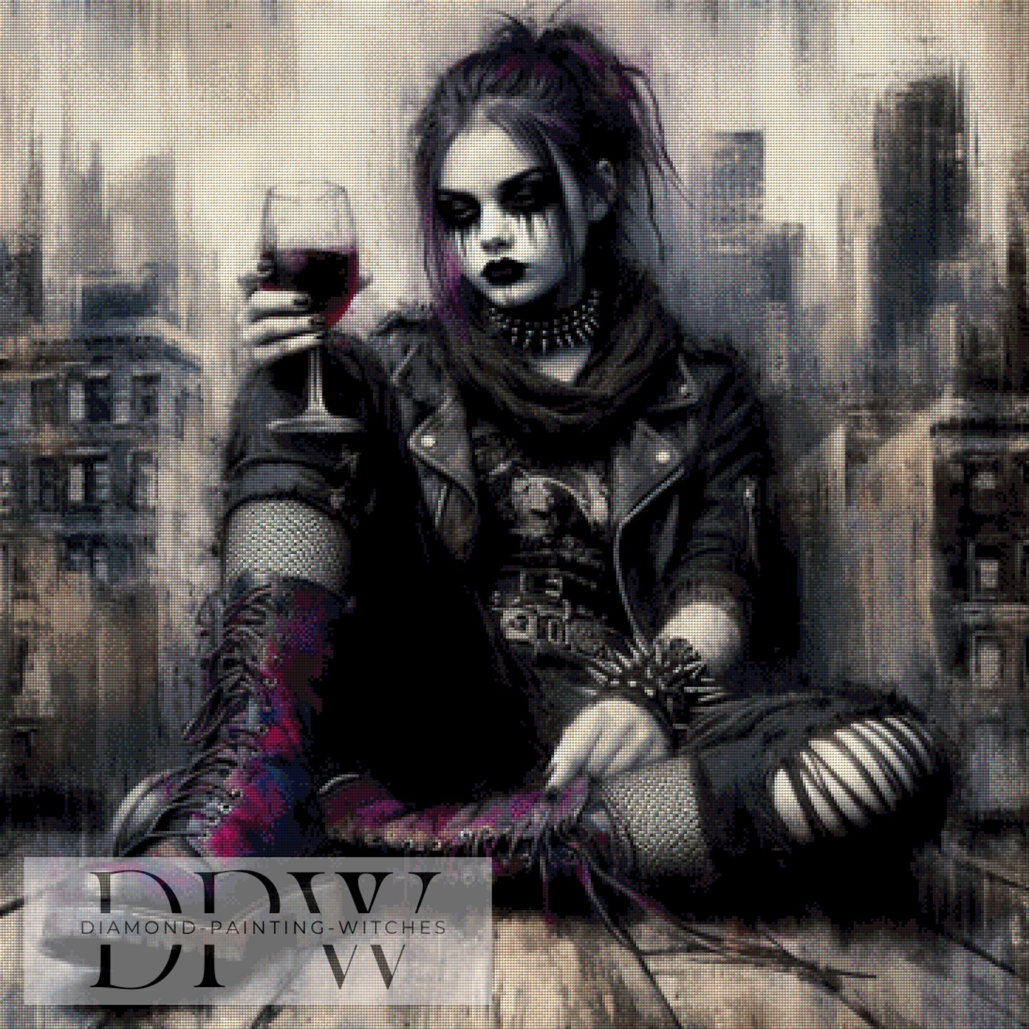 Nur noch einen Drink by Casalla Vendetta, 90x90cm mit 100 Farben DPW-1073