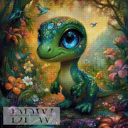 Dino's World by Elly_A.I mit 300 Farben
