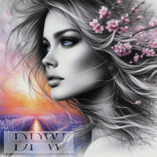 Lavanda by Elly_A.I 80x80cm mit 180 Farben DPW-1128