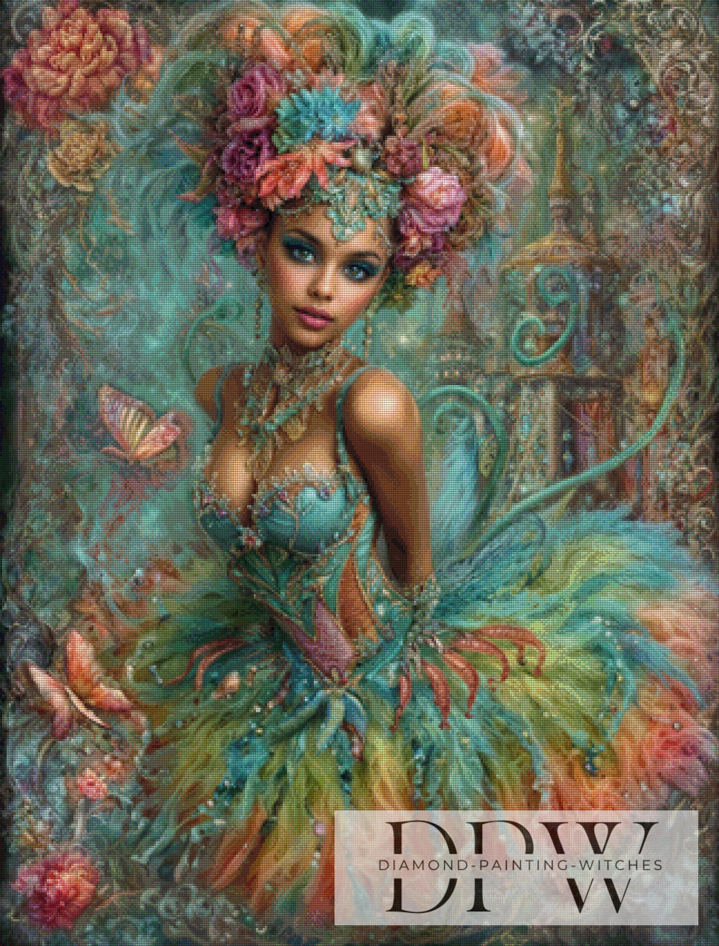 Carnival Queen by Pixxel Pics 80x105cm mit 250 Farben DPW-1144