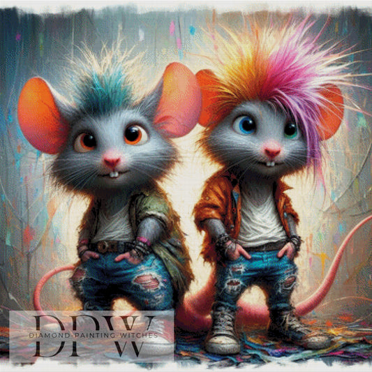 Biestie Boys by Casalla Vendetta, 90x90cm mit 365 Farben DPW-1166