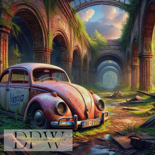 Die letzte Fahrt by Casalla Vendetta, 90x90cm mit 325 Farben DPW-1169