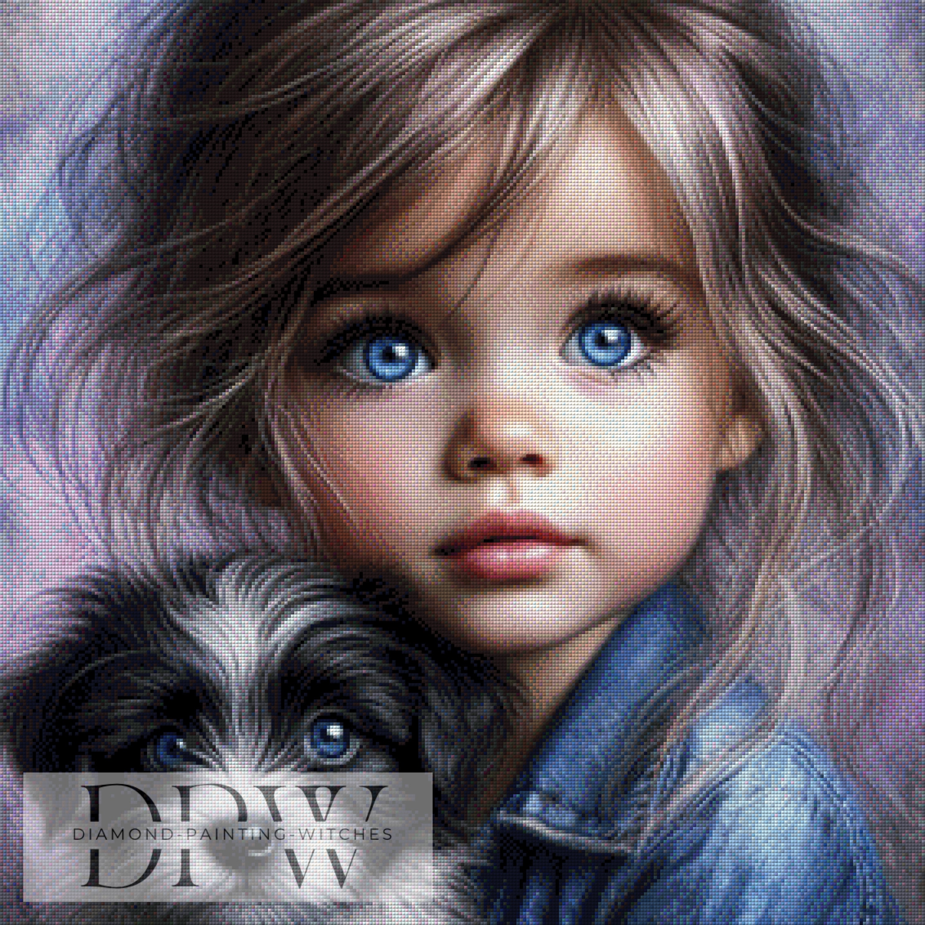 Puppy & Girl by CreatiVart, mit 145 Farben