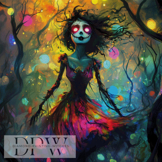 Waldgeist by Elly_A.I 90x90cm mit 330 Farben DPW-1177