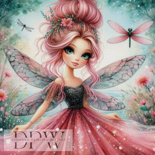 Lillybell by CreatiVart, 80x80cm mit 250 Farben DPW-1186