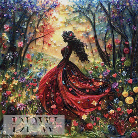 Blumen Konfetti by Elly_A.I 90x90cm mit 345 Farben DPW-1194