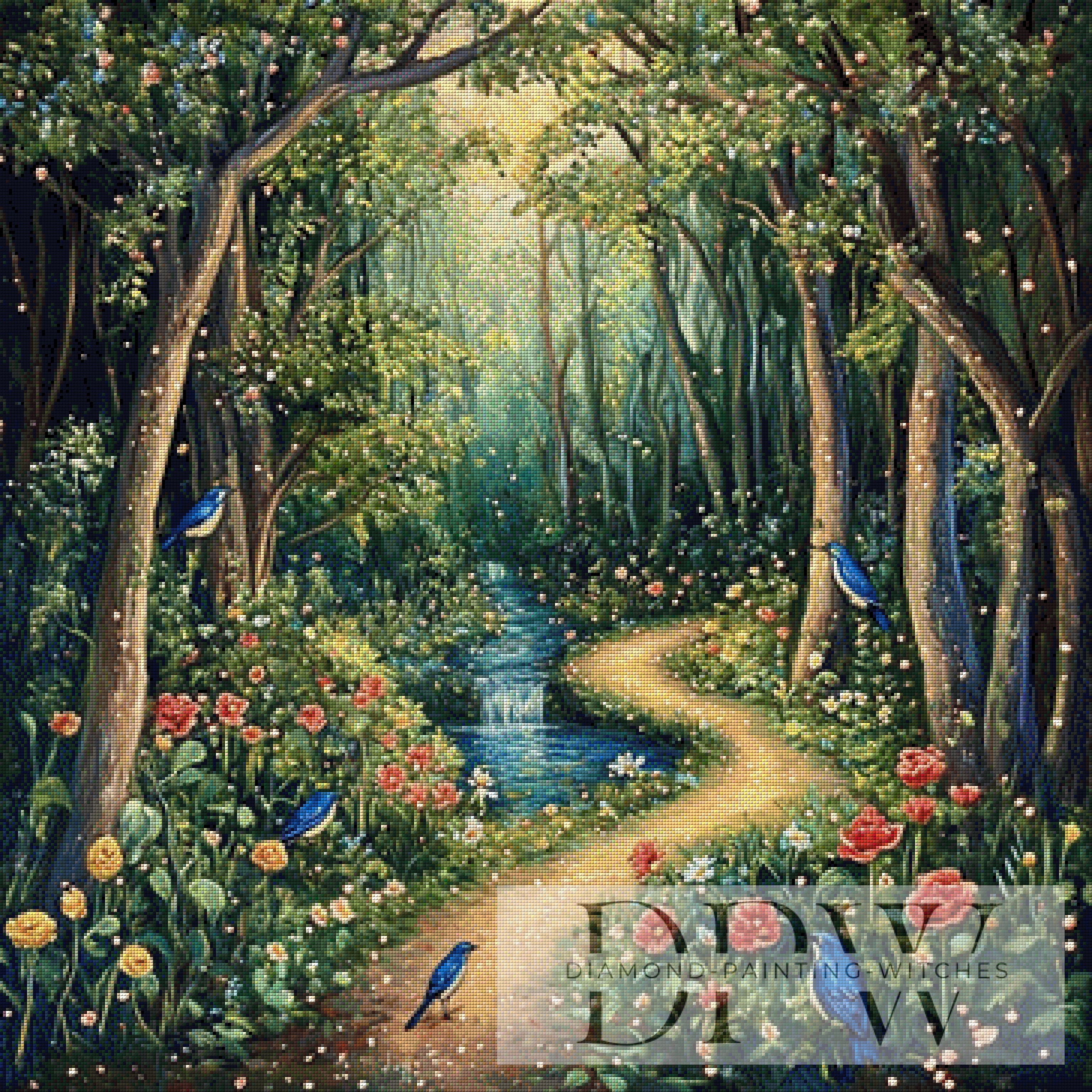 Vogelwald by Luna mit 250 Farben