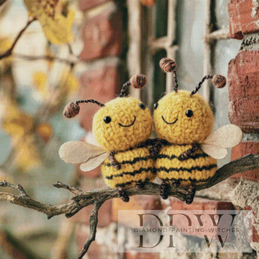 Bienchen by Luna 80x80cm mit 160 Farben DPW-1210