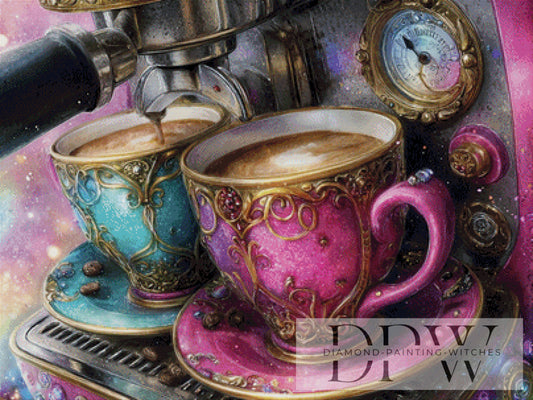 Espresso by Elly_A.I  100x75cm mit 330 Farben DPW-1219