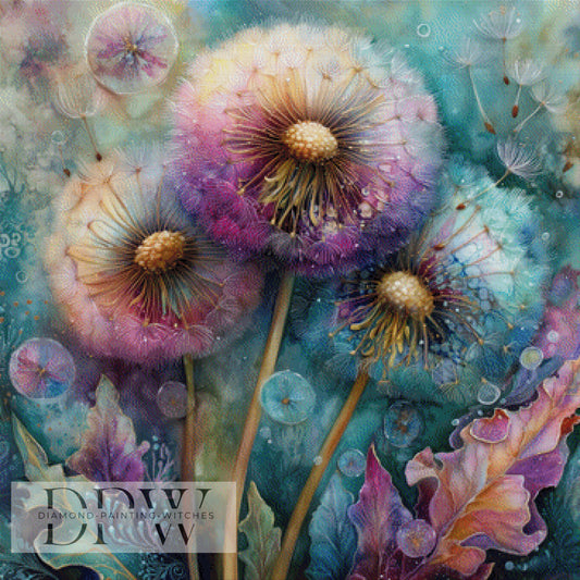 Pusteblume by Lexxa, 90x90cm mit 290 Farben DPW-1242