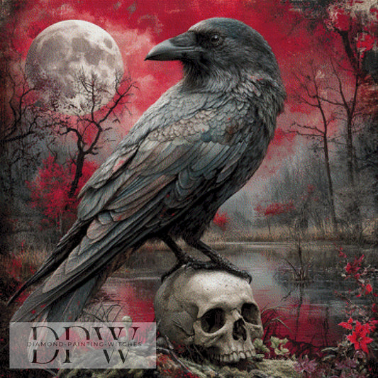 The Raven by Lexxa, 90x90cm mit 150 Farben DPW-1249