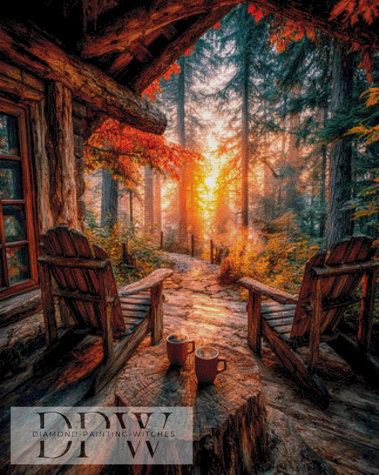 Waldparadies by Artifey, 80x100cm mit 210 Farben DPW-1252