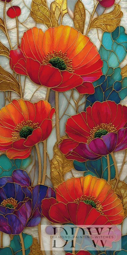 Glasmohn by theA.art mit 270 Farben