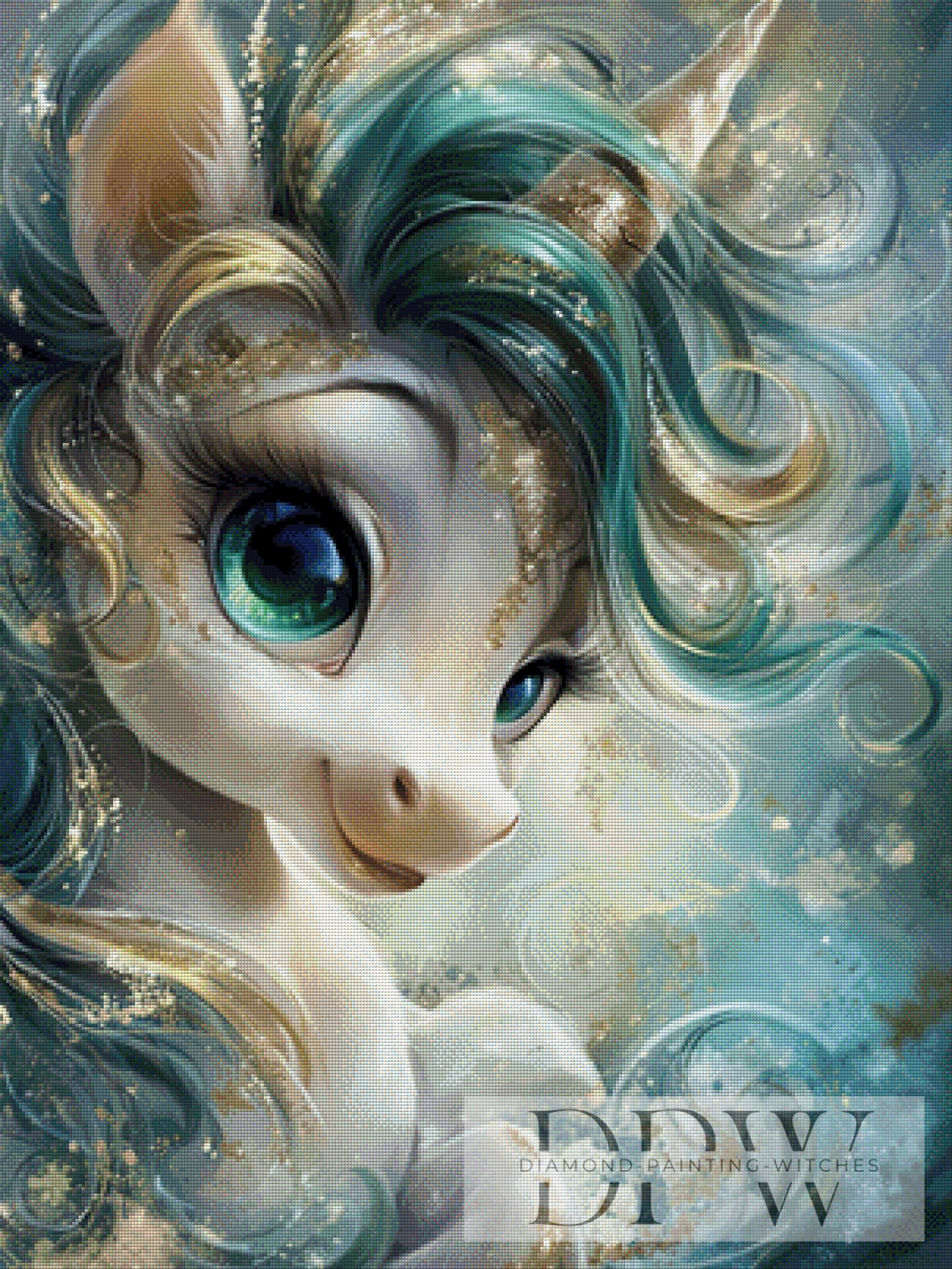 Leyla by Sweet_Loco_AI 75x100cm mit 170 Farben DPW-1271