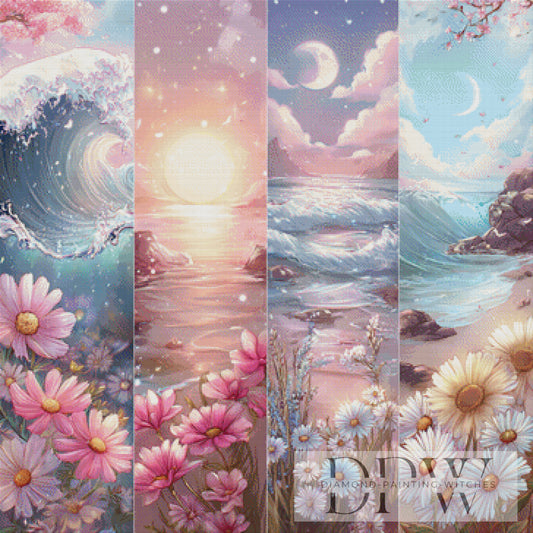 Lauf der Zeit by Lisa Morgan 90x90cm mit 240 Farben DPW-1328