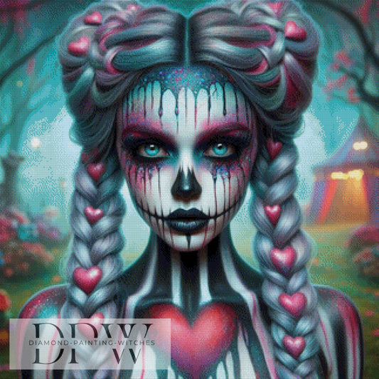 Hart aber herzlich by Casalla Vendetta 80x80cm mit 280 Farben DPW-1342