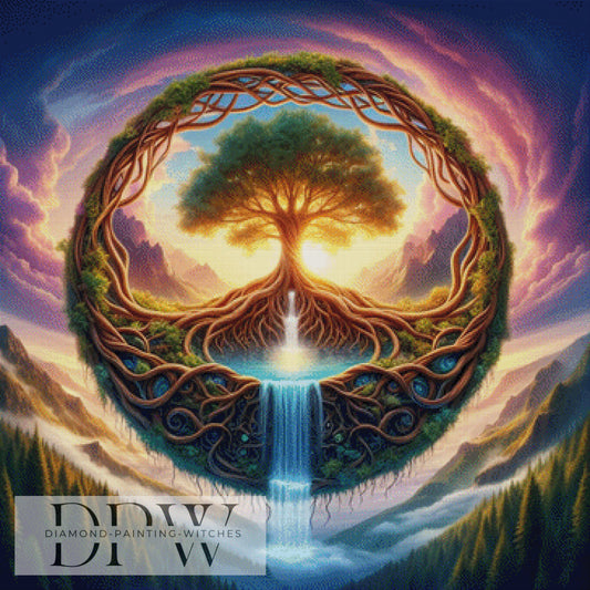 Nature Circle by CreatiVart 90x90cm mit 310 Farben DPW-1350