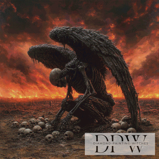 Death Angel by Pixxel Pics 90x90cm mit 100 Farben DPW-1351
