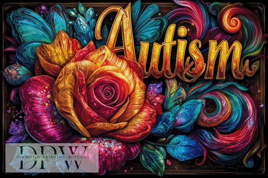 Autism 2 by Artifey, 120x80cm mit 360 Farben DPW-1352