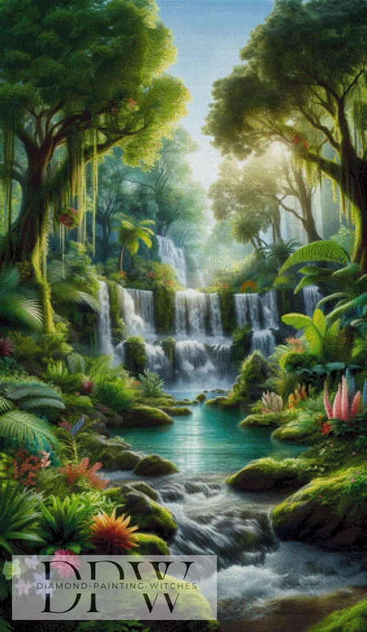 Regenwald by DIYnamite 70x120cm mit 240 Farben DPW-1355