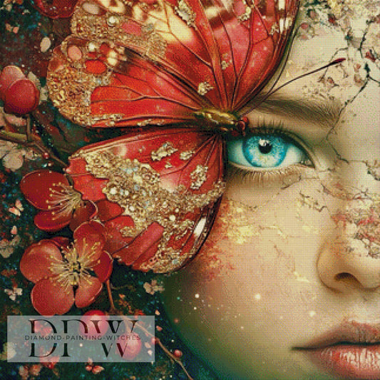 Color of Nature by Elly_A.I,  80x80cm mit 210 Farben DPW-1432