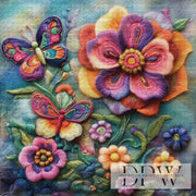 Wollblumis by Elly_A.I mit 360 Farben **SOFORTKAUF** ECKIGE Steine