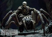 Skull with Spider by QN, mit 95 Farben