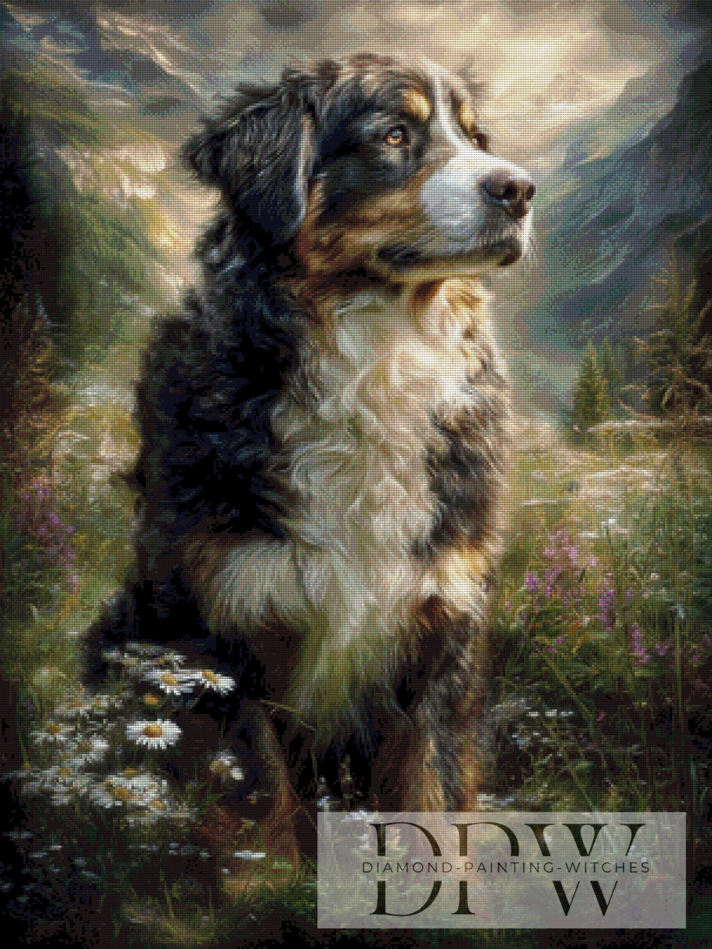 Seele der Alm by Maggie 75x100cm mit 130 Farben DPW-1463