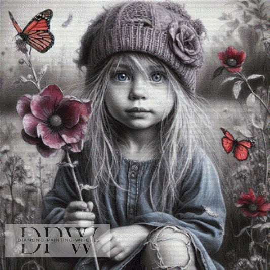 Liselotte by CreatiVart, 80x80cm mit 100 Farben DPW-1471