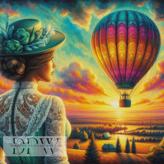 Fernweh by CreatiVart, 90x90cm mit 290 Farben DPW-1480