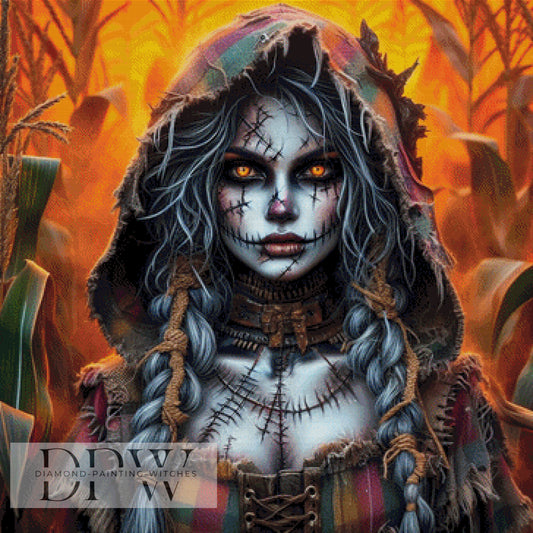 Muerta Scheuche by Casalla Vendetta, 90x90cm mit 230 Farben DPW-1490