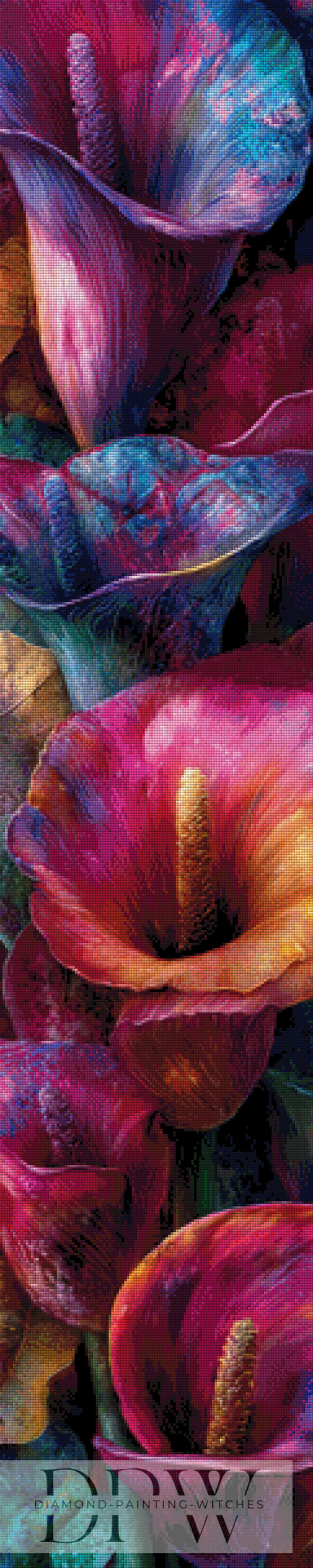 Callas by Elly_A.I  30x150cm mit 280 Farben DPW-1521