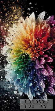 Rainbow Flower by theA.art mit 330 Farben