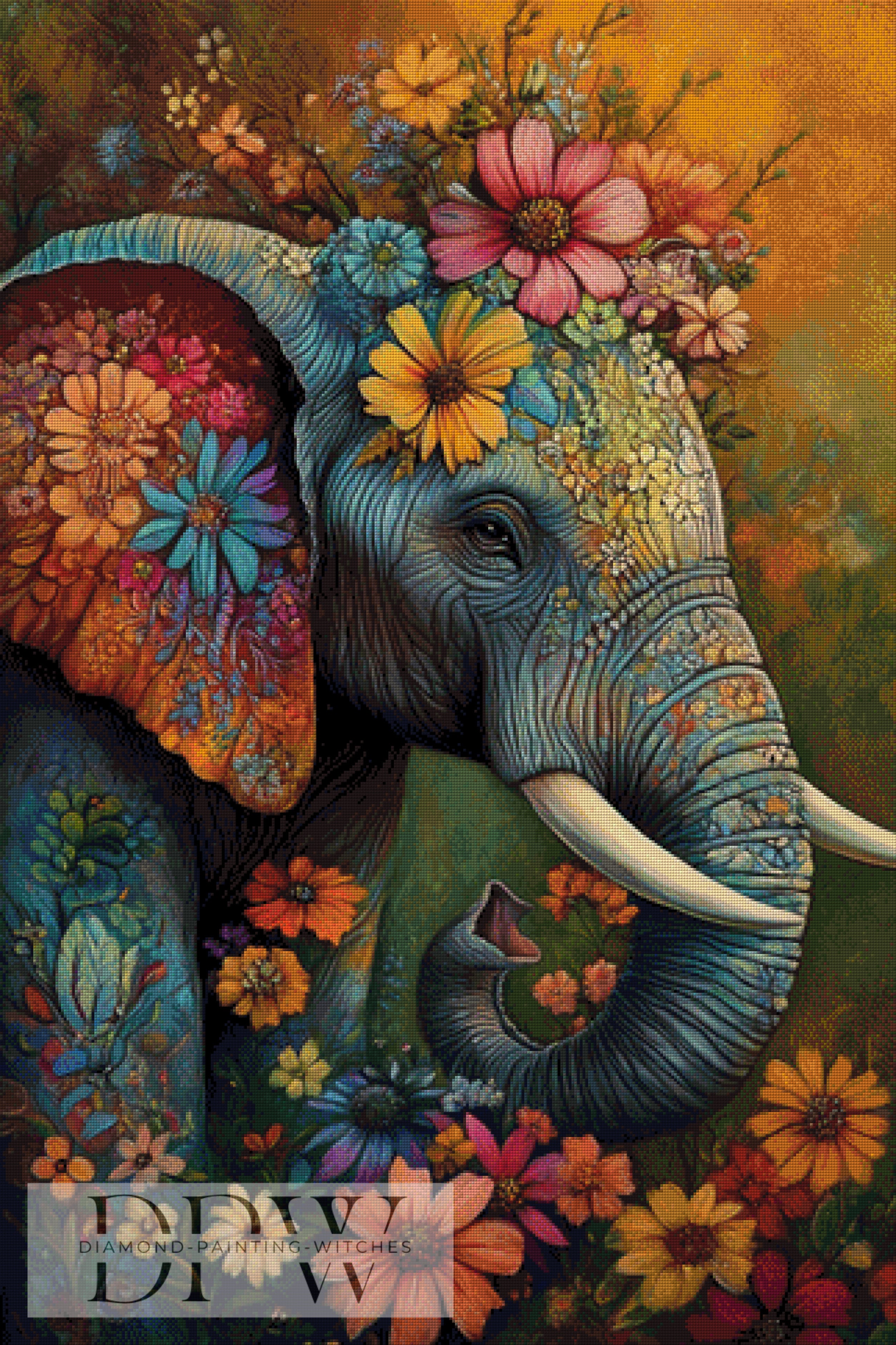 Flowerfant by Elly_A.I, mit 260 Farben
