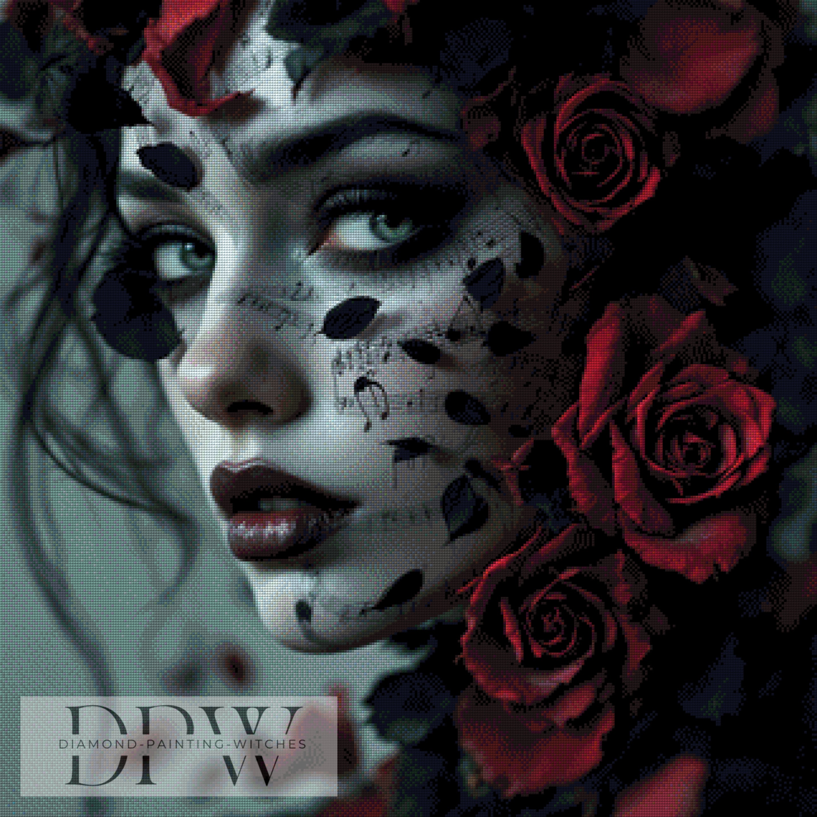 Blackwhite Roses by QN mit 110 Farben