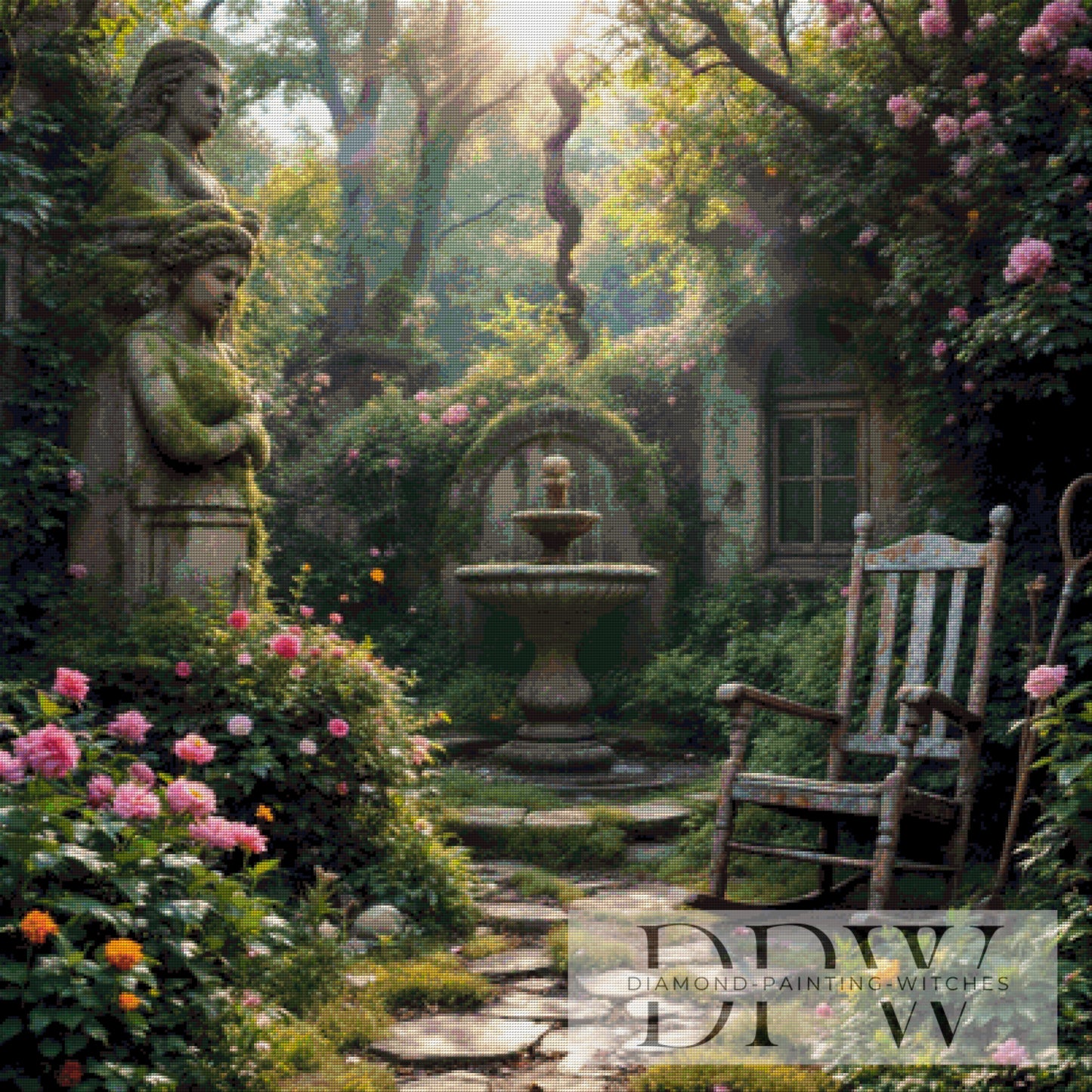 Forgotten Garden by QN 100x100 220 Farben DPW-1554