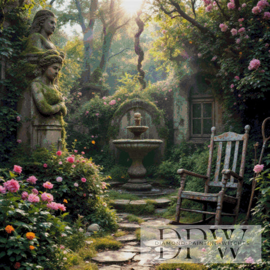 Forgotten Garden by QN 100x100 220 Farben DPW-1554