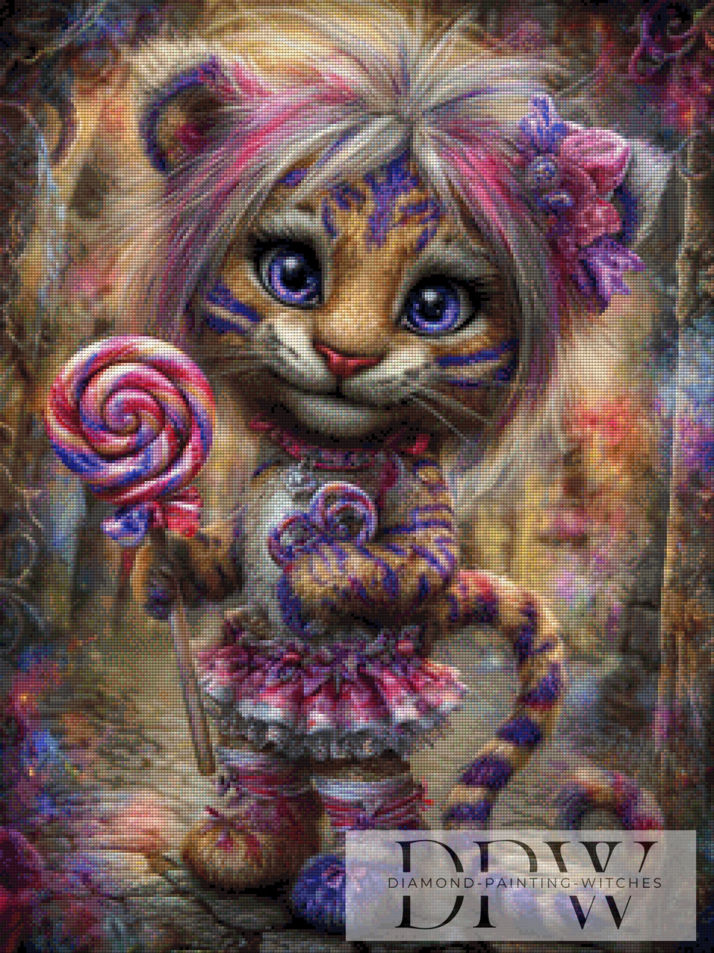 Lolliherz by CreatiVart 60x80cm mit 220 Farben DPW-1558