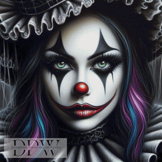 Pulcinella by Casalla Vendetta, 80x80cm mit 150 Farben DPW-1570