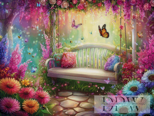 Sweet Paradise by Sweet_Loco_AI 100x75cm mit 400 Farben DPW-1577