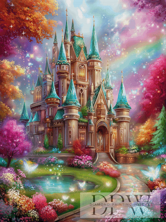 Fairy Home by Sweet_Loco_AI 90x120cm mit 400 Farben DPW-1579