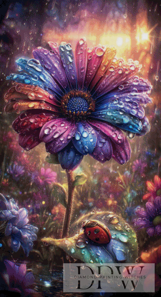 Zauberblümchen by ellufija 60x110cm mit 320 Farben DPW-1585