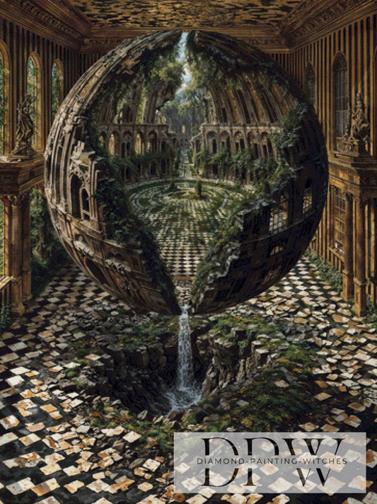 Surreal Romans Orb by Pixxel Pics 90x120cm mit 145 Farben DPW-1610