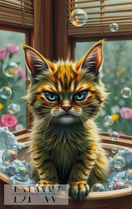 Katzenwäsche by Casalla Vendetta, 70x110cm mit 280 Farben DPW-1621